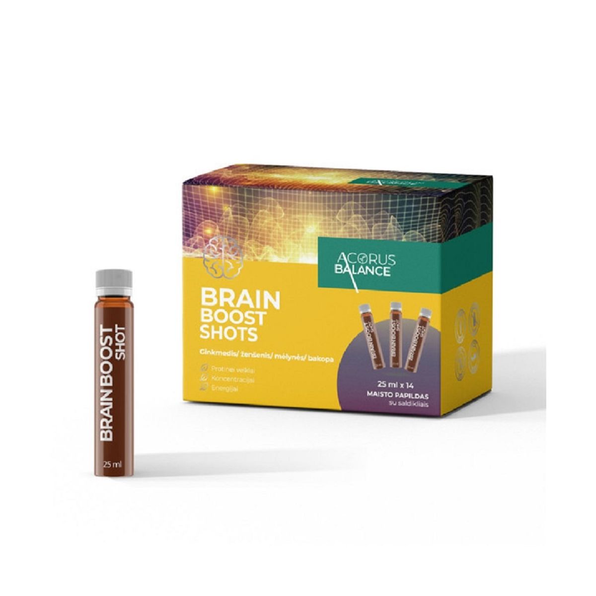 AC BALANCE BRAIN BOOST SHOTS 25ML N14 - Product Image