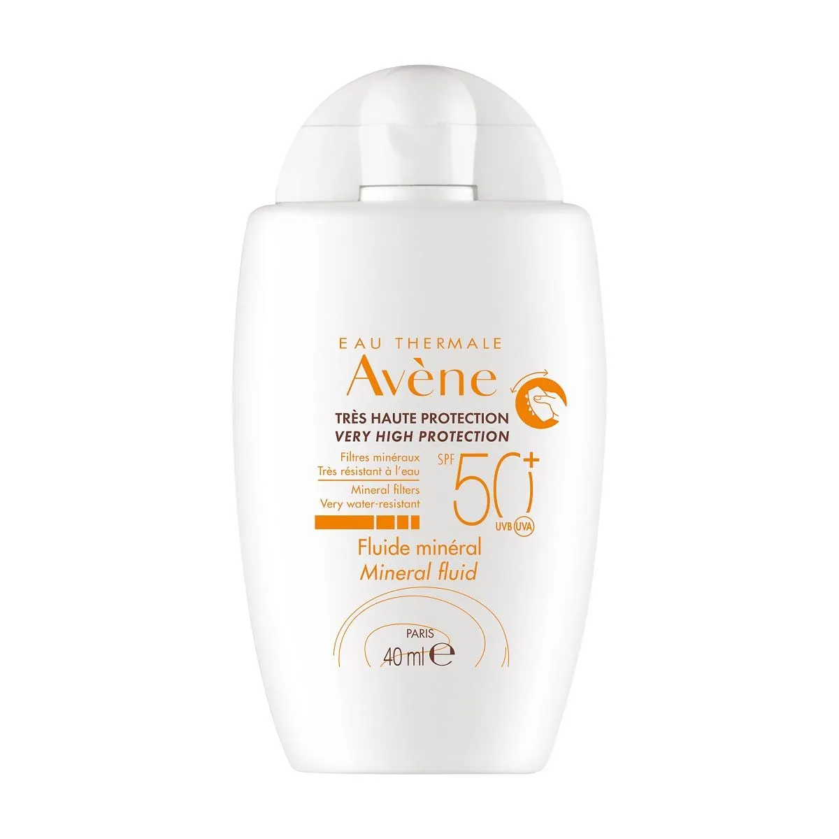 AVENE SUN MINERAL FLUID PÄIKESEKAITSE SPF50+ 40ML - Product Image