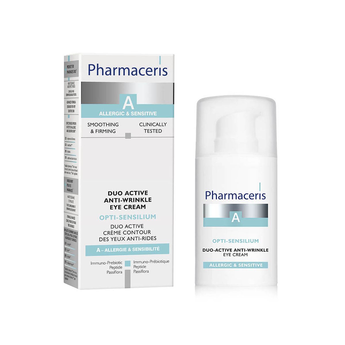 PHARMACERIS A OPTI-SENSILIUM DUO-ACTIV SILMAKREEM SPF10 15ML