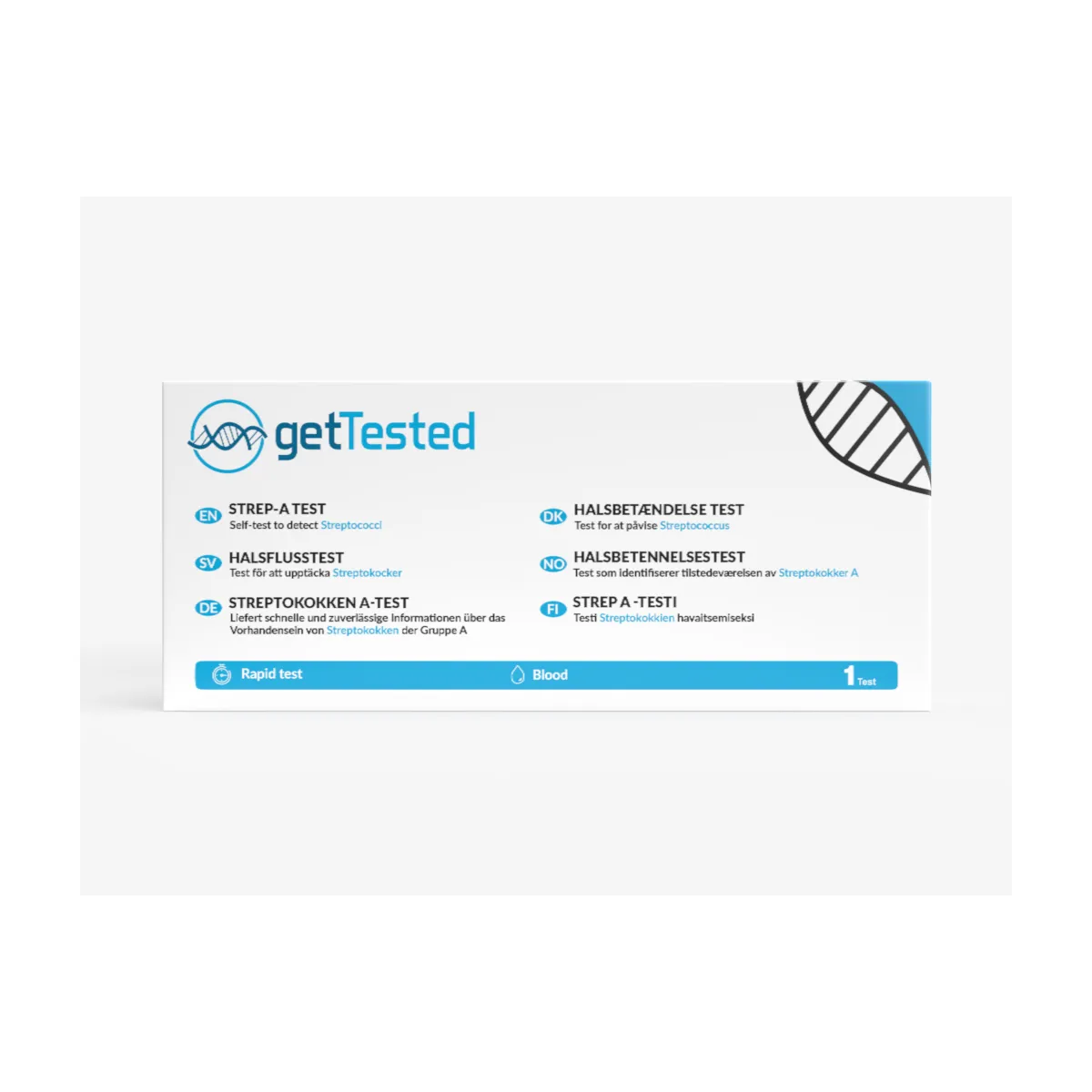 GETTESTED KIIRTEST STREPTOKOKK A TUVASTAMISEKS N1 - Product Image