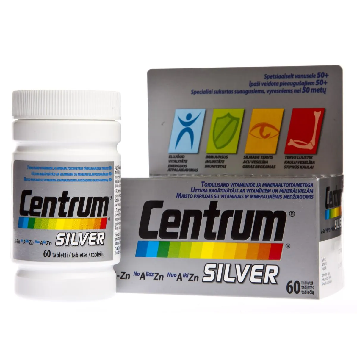 CENTRUM SILVER 50+ TBL N60 - Product Image