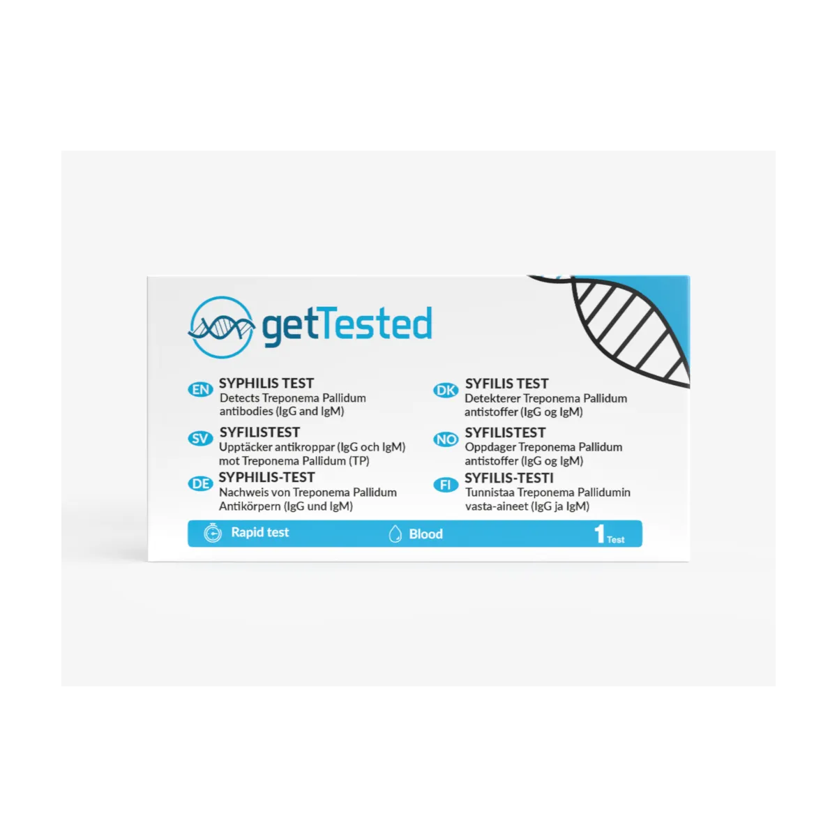 GETTESTED KIIRTEST SÜÜFILISE TUVASTAMISEKS N1 - Product Image