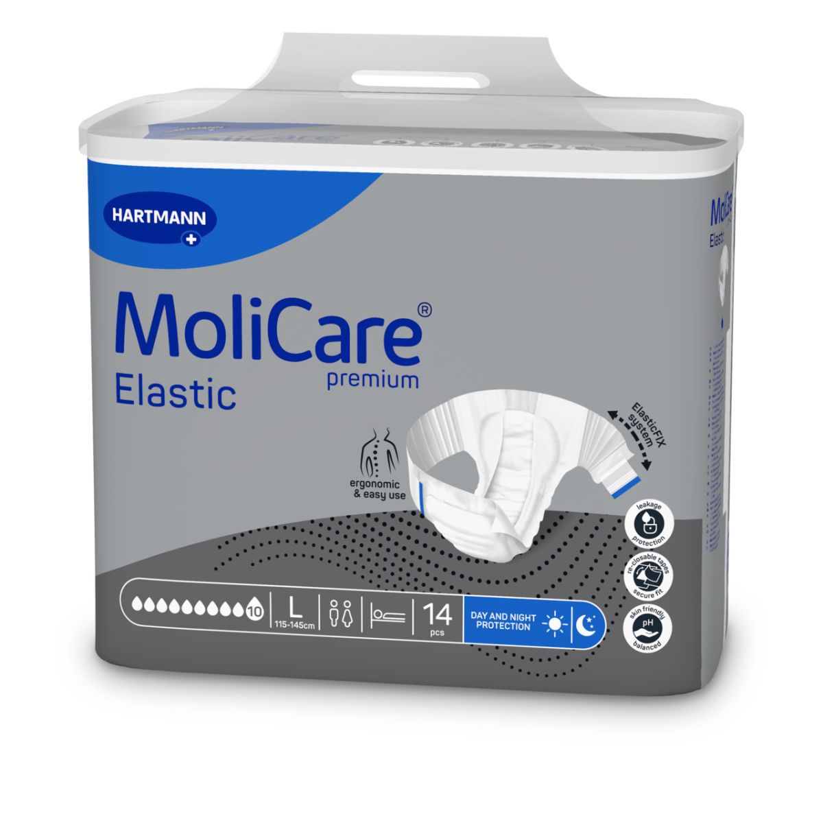 MOLICARE ELASTIC 10 TILKA L N14 - Product Image