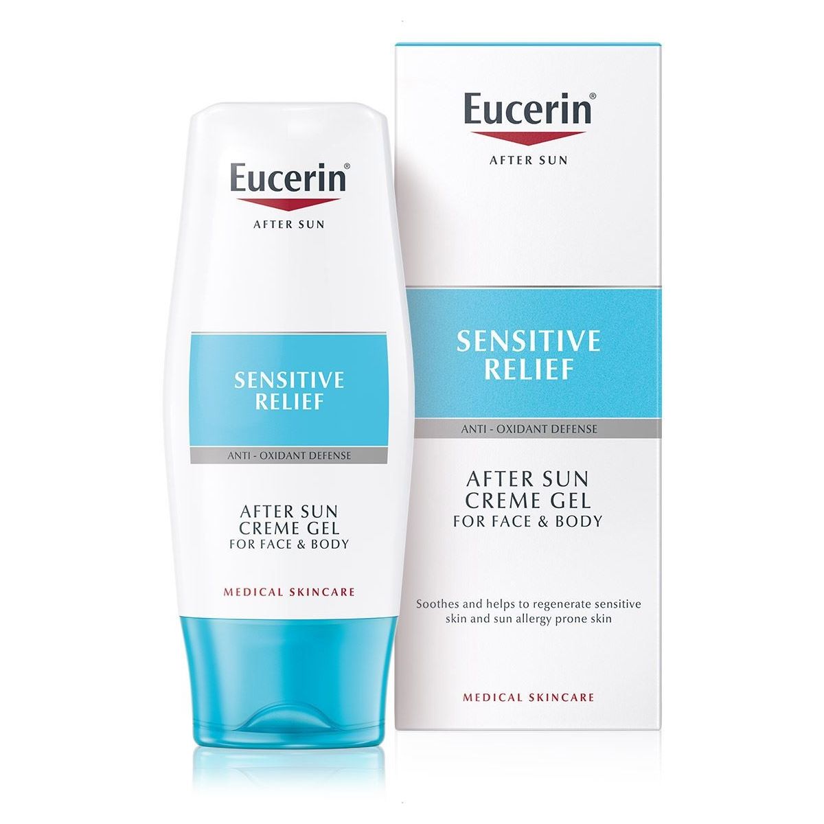 EUCERIN SUN PÄEVITUSJÄRGNE KREEM-GEEL 150ML - Product Image