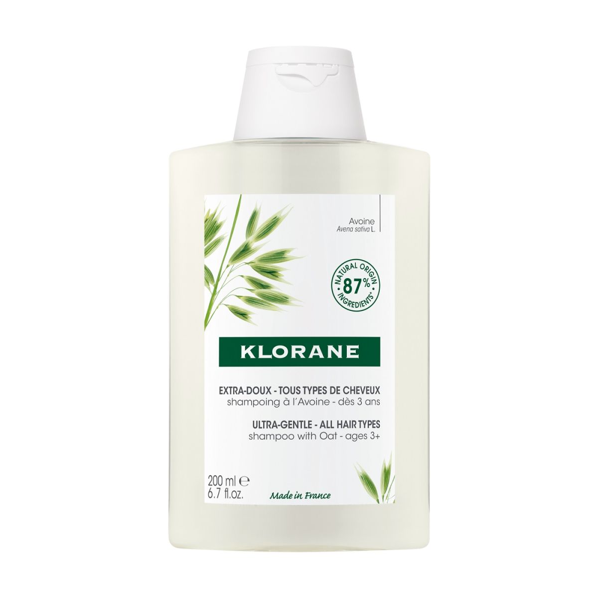 KLORANE SHAMPOON KAERAEKSTRAKTIGA 200ML - Product Image