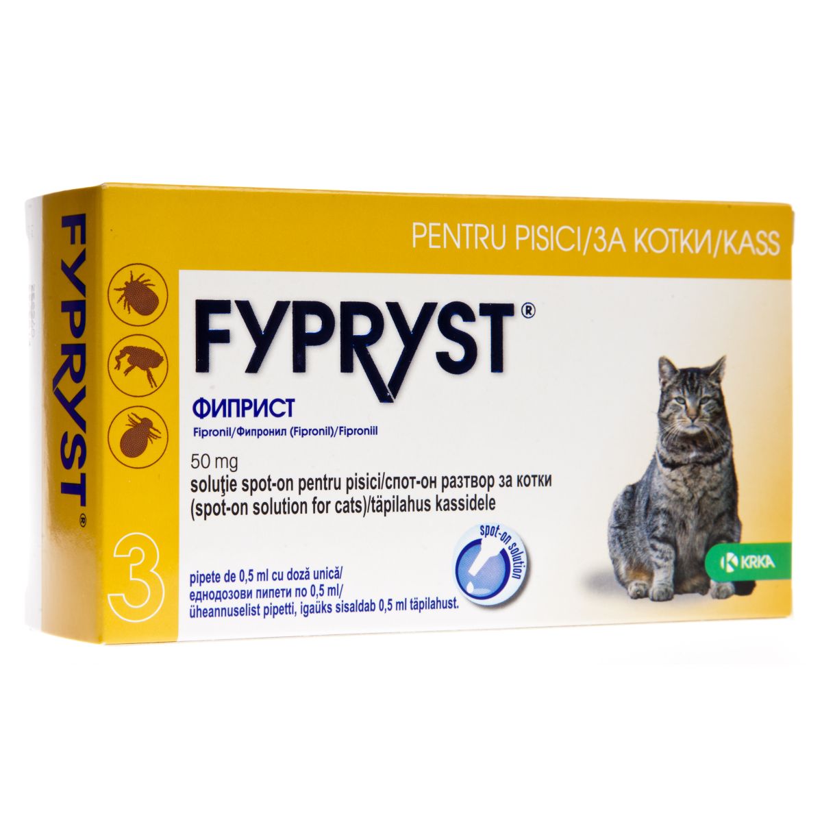 FYPRYST TÄPILAHUS 50MG/0,5ML 0,5ML (KASS) N3 - Product Image