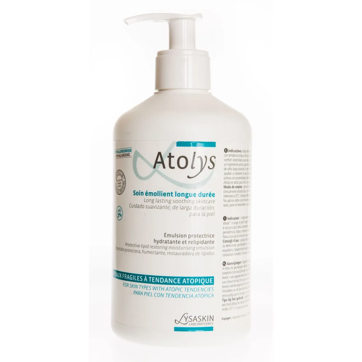 ATOLYS EMULSIOON ATOOPILISELE NAHALE 500ML - Product Image