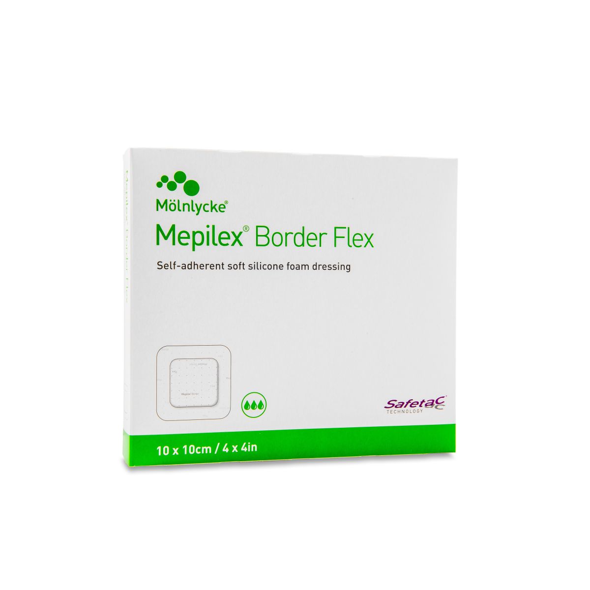 MEPILEX BORDER FLEX 10X10CM N5 STER