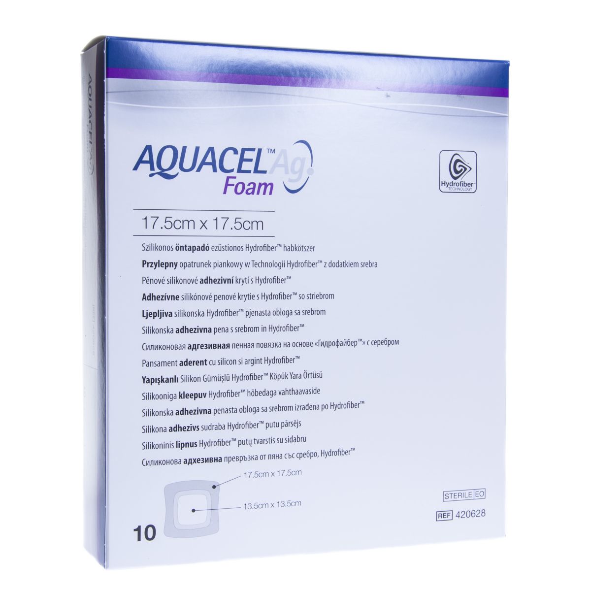 AQUACEL AG FOAM KLEEP HAAVASIDE 17,5CMX17,5CM N10 - Product Image