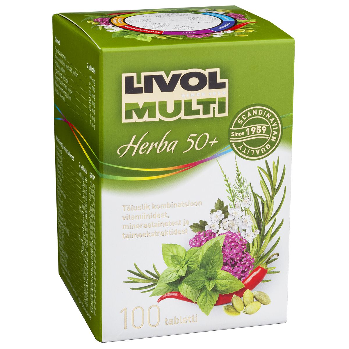 LIVOL MULTI HERBA 50+ TBL N100 - Product Image