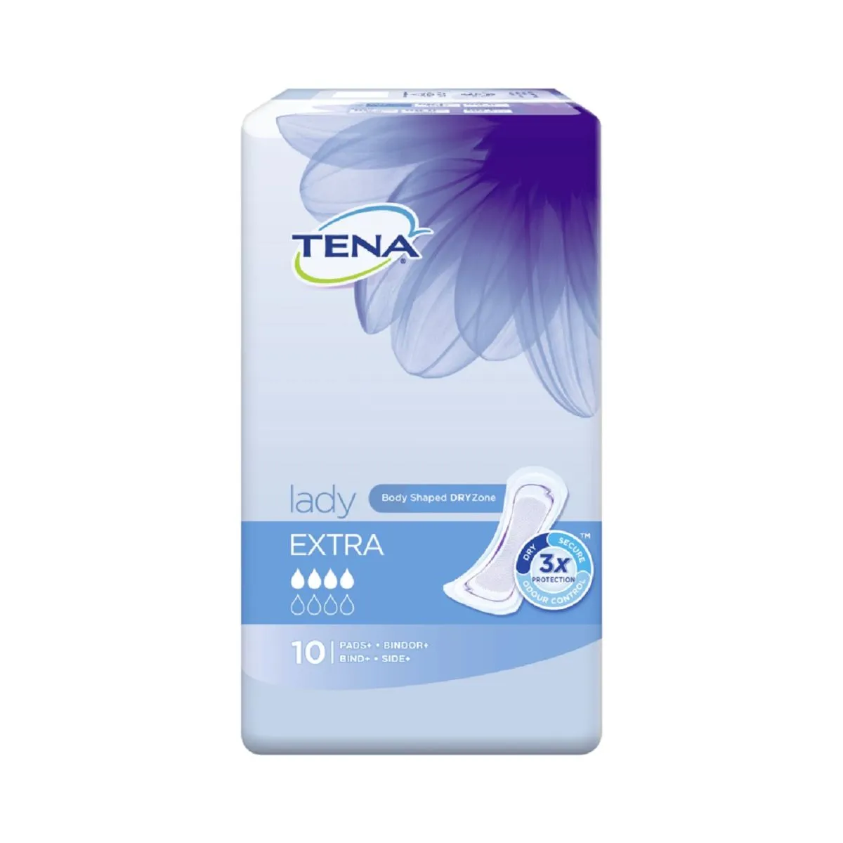 TENA LADY SIDE EXTRA N10 - Product Image