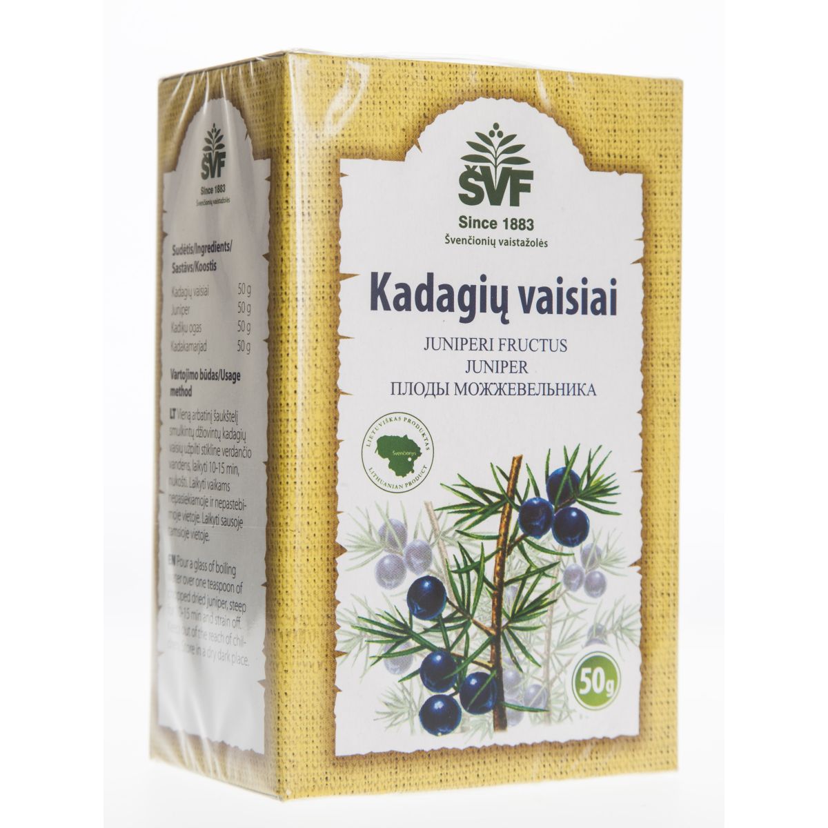 KADAKAMARJAD (JUNIPERI FRUCTUS) 50G - Product Image