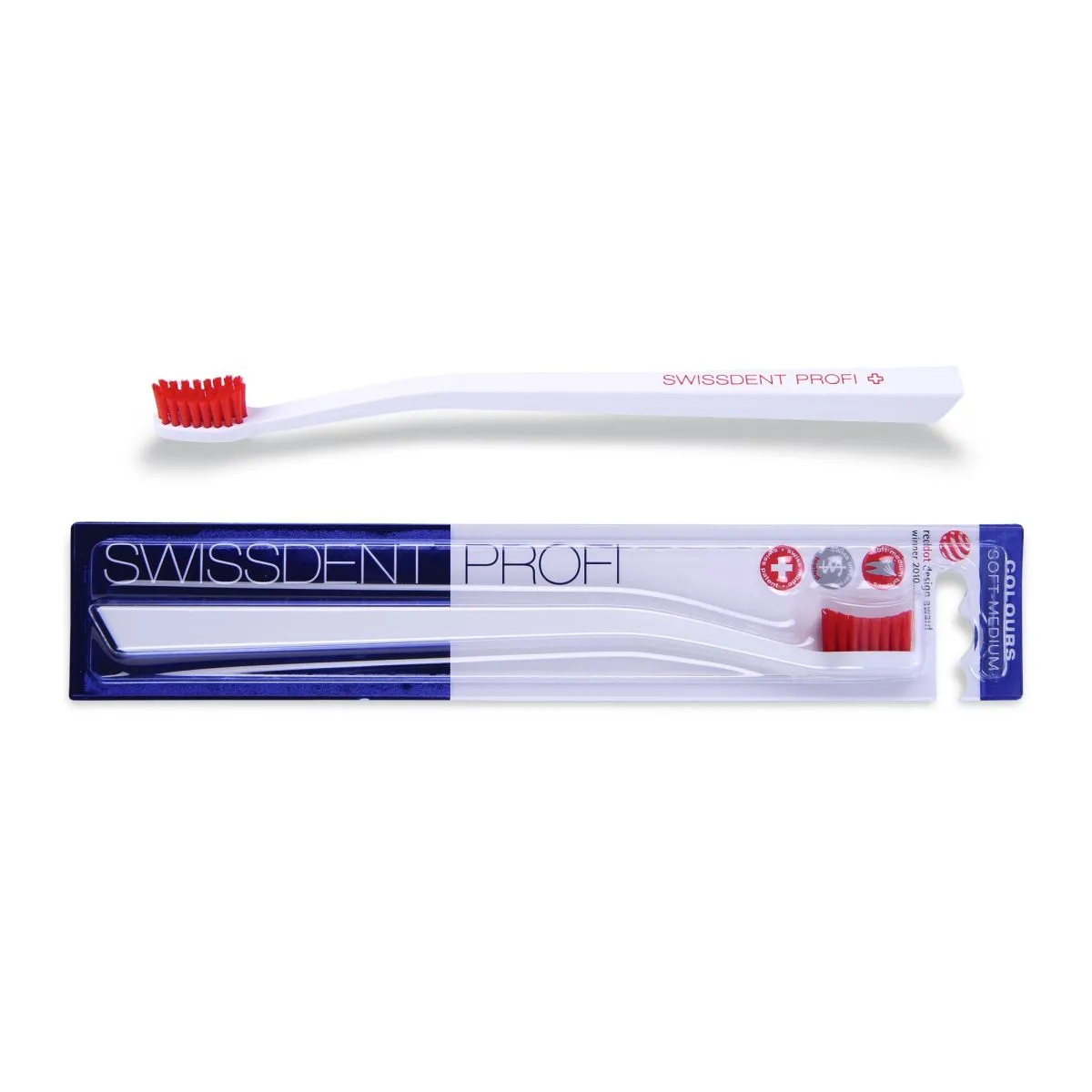 SWISSDENT HAMBAHARI COLOURS VALGE/PUNANE N1 - Product Image