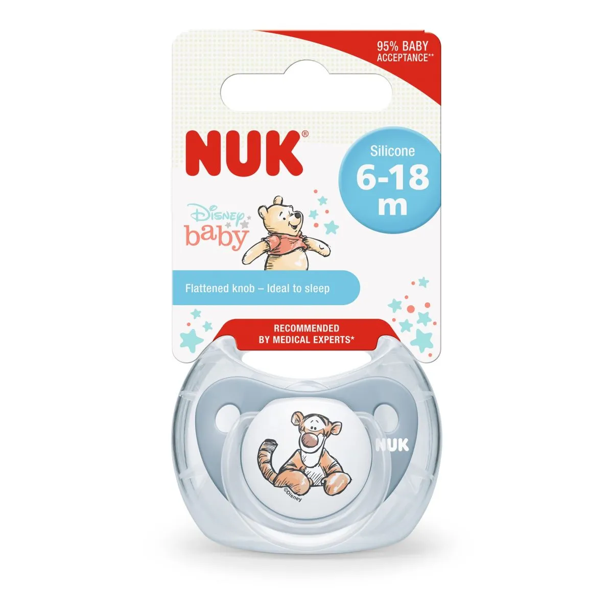 NUK RÕNGASLUTT DISNEY 6-18 KUUD SIL N1 - Product Image