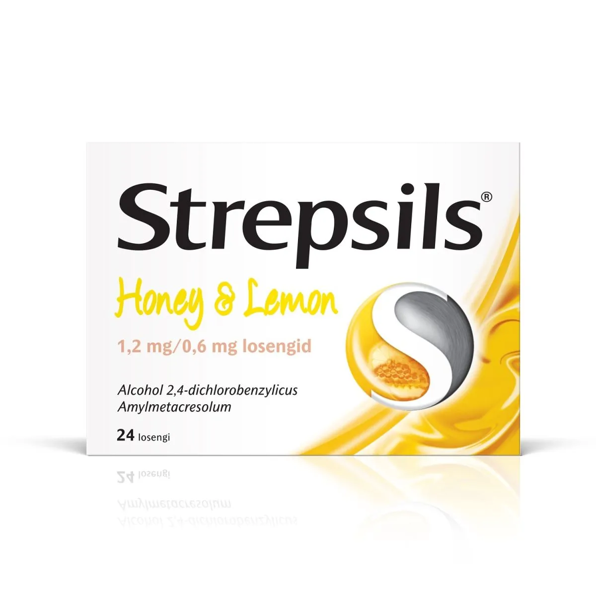 STREPSILS HONEY& LEMON LOSENG 0,6MG+1,2MG N24