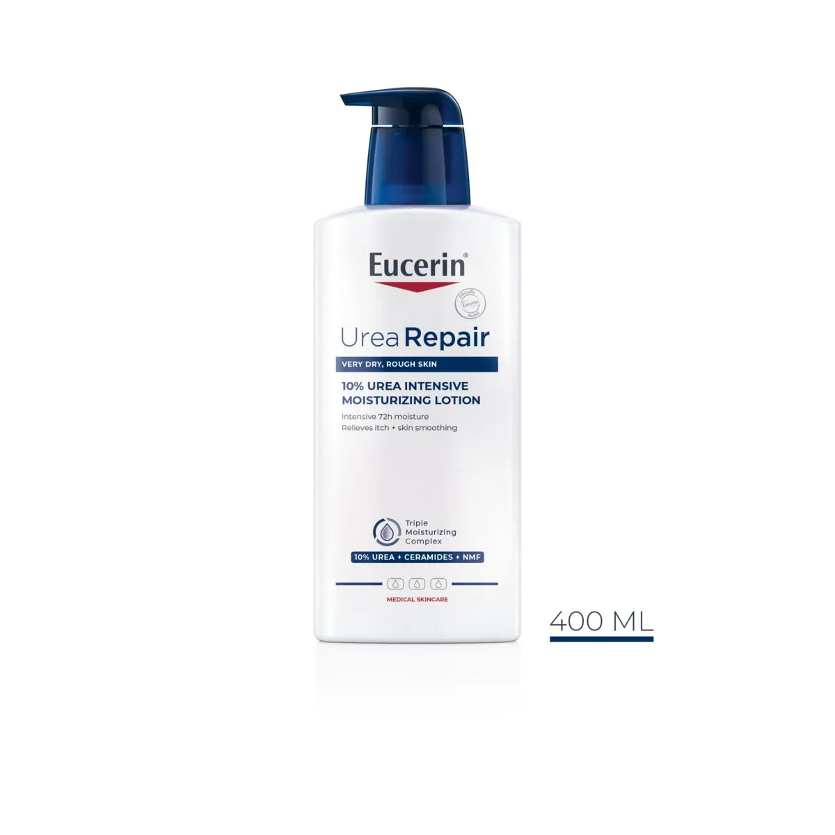 EUCERIN UREAREPAIR IHUPIIM VÄGA KUIV NAHK 10% UREA 400ML - Product Image