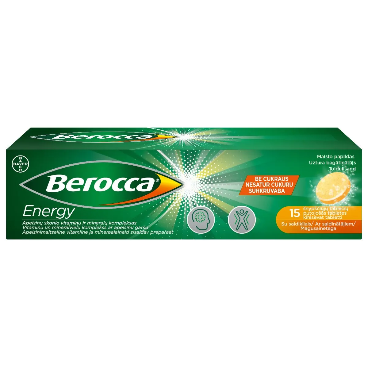 BEROCCA ENERGY KIHISEVAD TABLETID N15