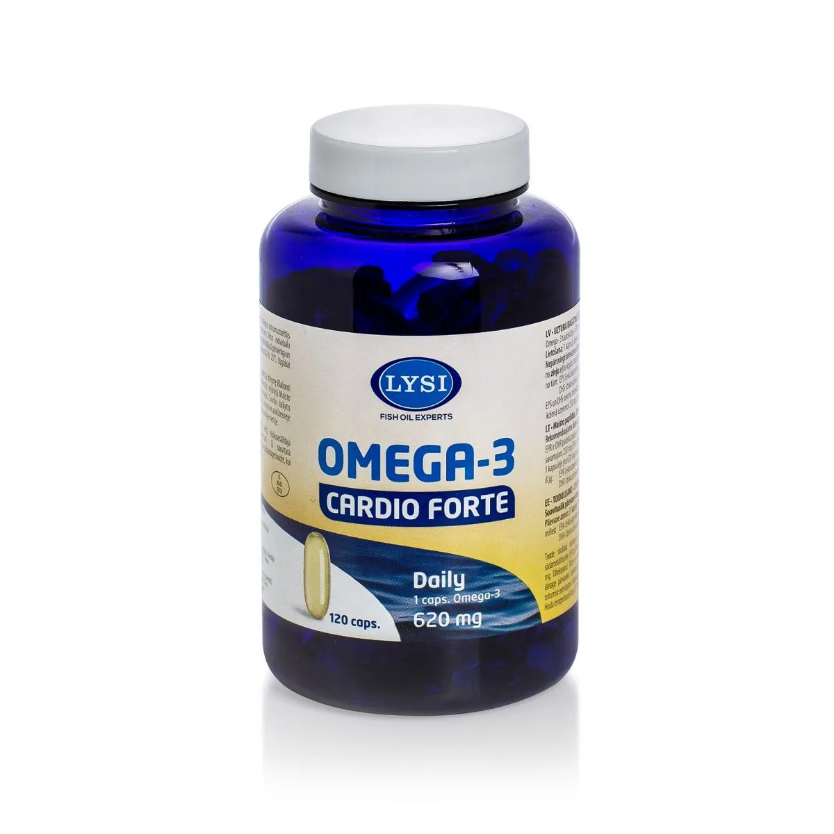 LYSI OMEGA-3 CARDIO FORTE KAPSLID N120 - Product Image