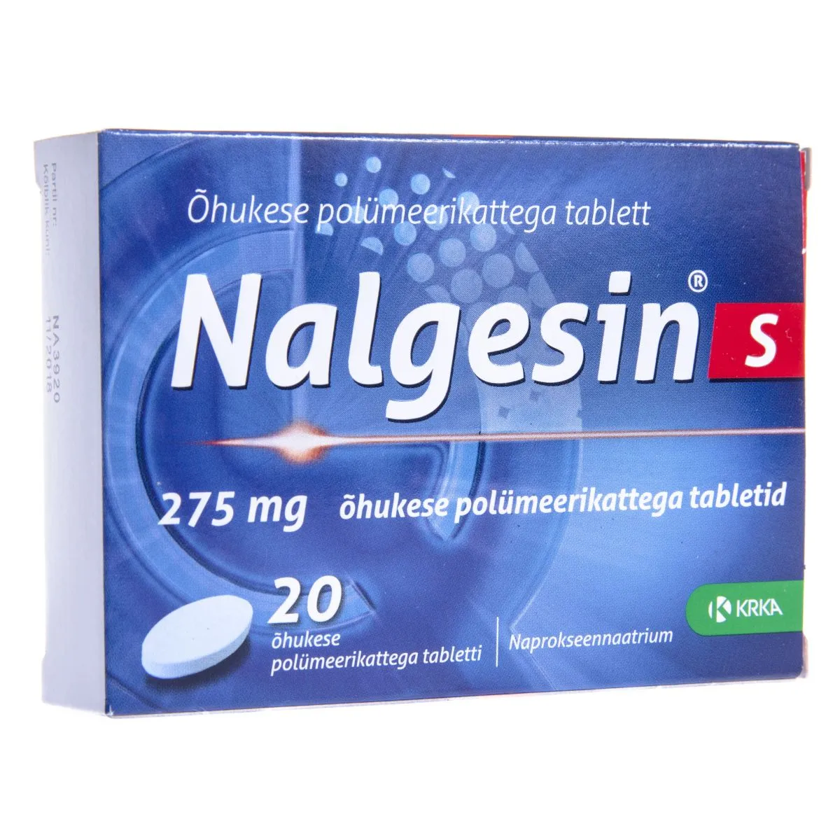 NALGESIN S TBL 275MG N20