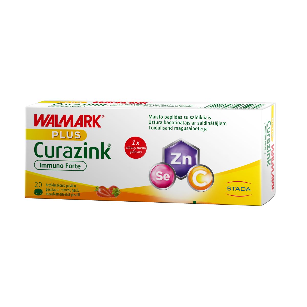 WALMARK CURAZINK IMMUNO FORTE N20 - Product Image