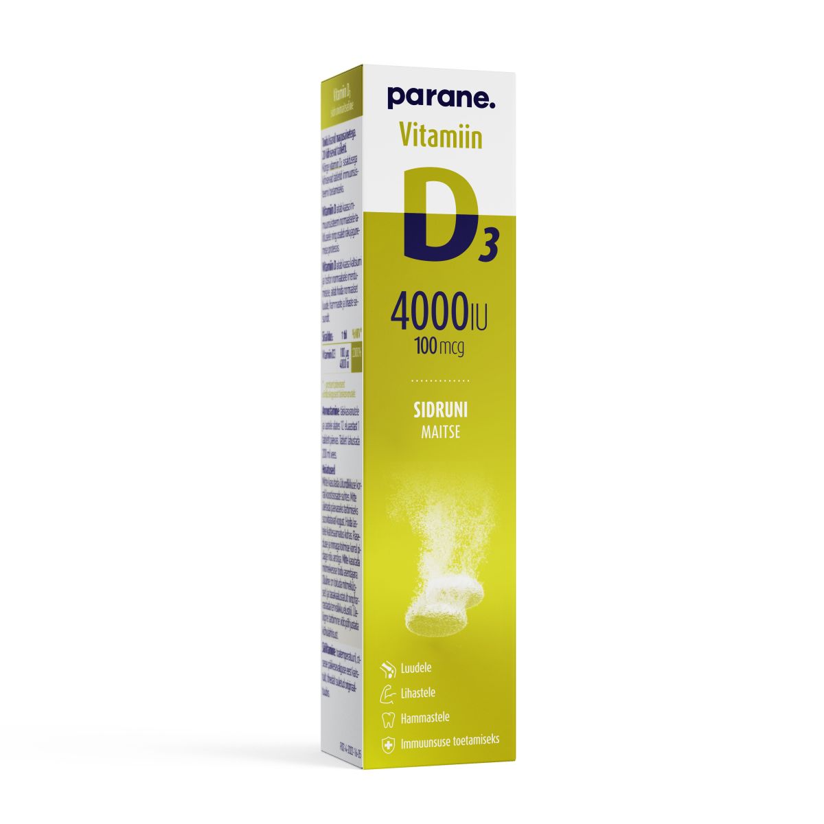 PARANE VITAMIIN D3 4000IU N20 - Product Image