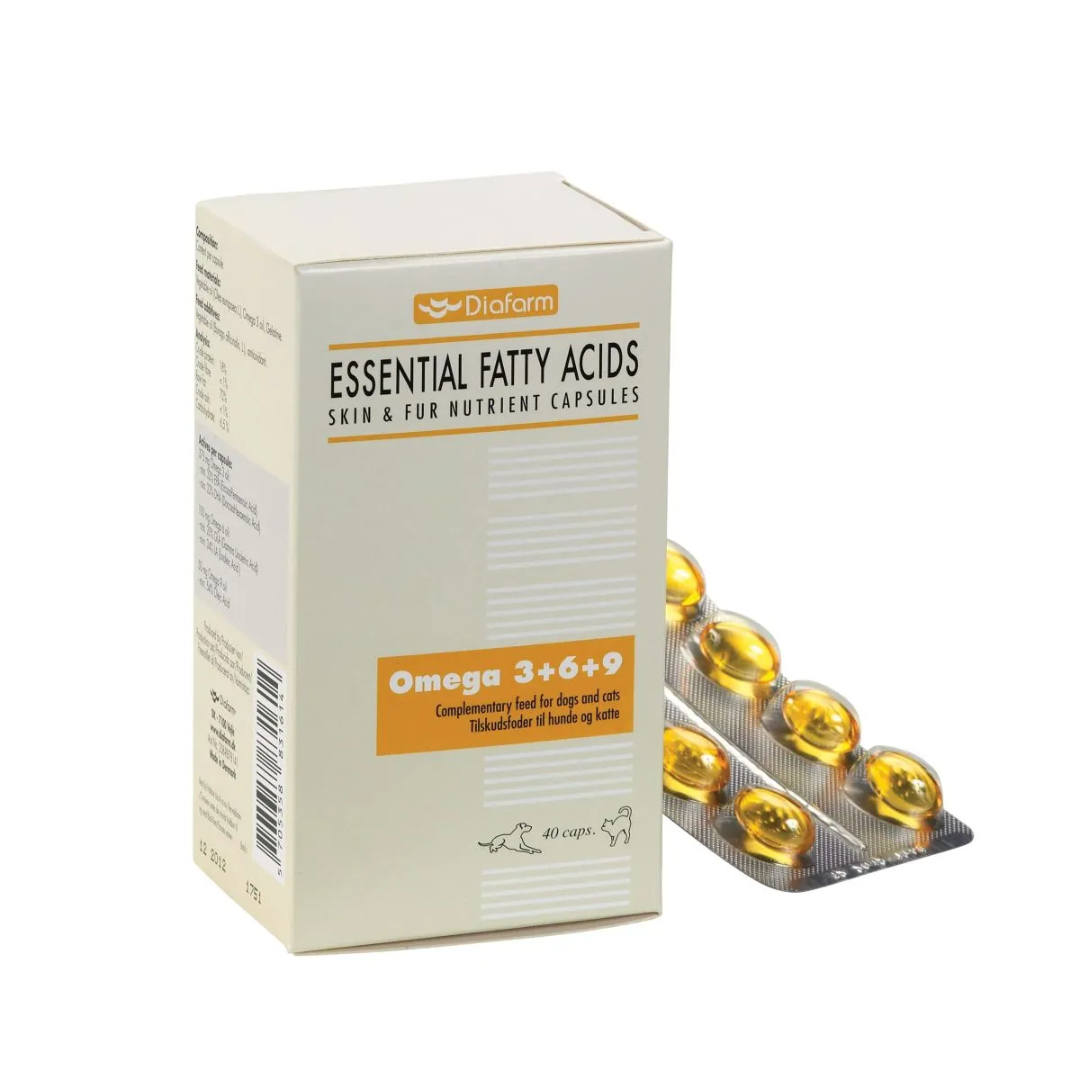 Diafarm Omega 3+6+9 toidulisand koertele N40 - Product Image