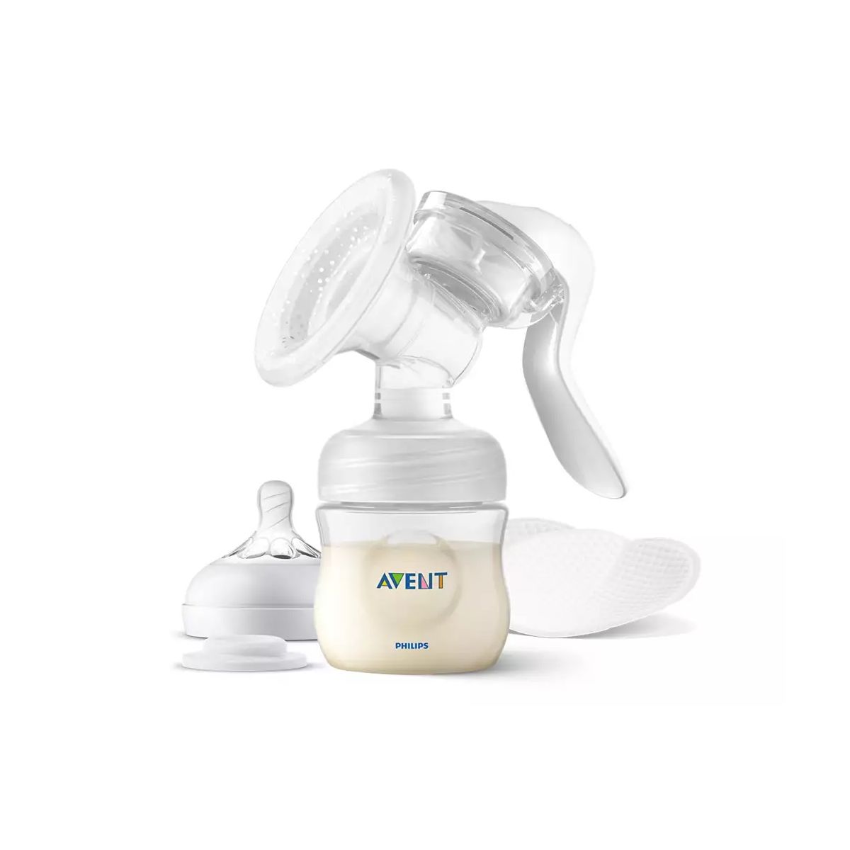 AVENT RINNAPUMP MANUAALNE+NATURAL LUTIPUDEL 125ML - Product Image