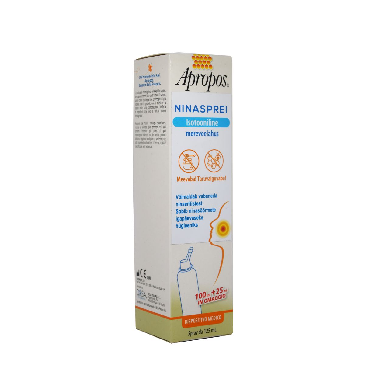 APROPOS NINASPREI ISOTOONILINE 125ML - Product Image 1