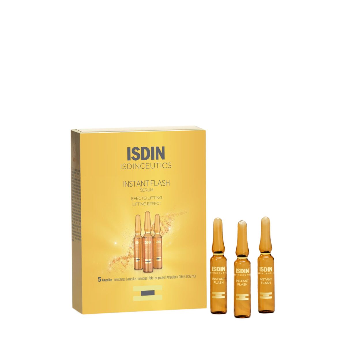 ISDIN INSTANT FLASH AMPULLID 2ML N5 - Product Image