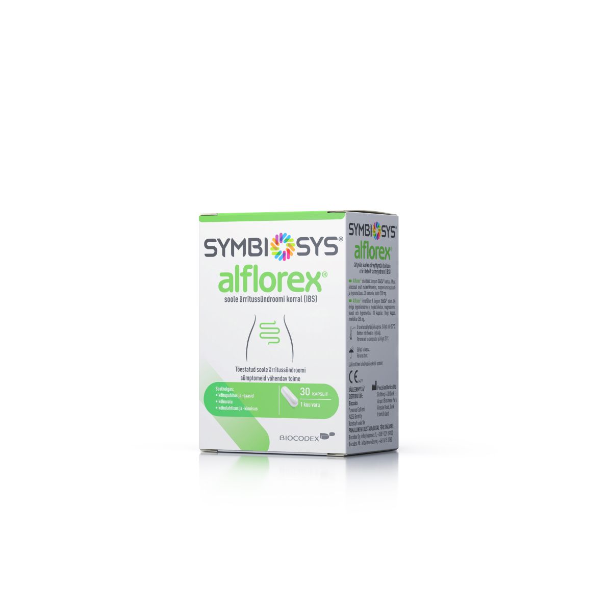 SYMBIOSYS ALFLOREX FOR IBS KAPSLID 10MG N30 - Product Image