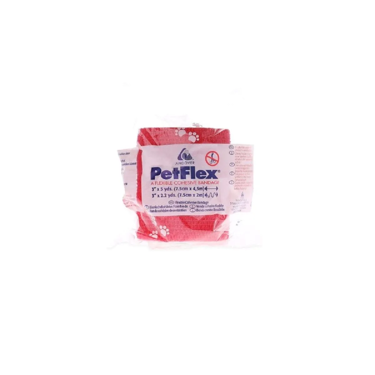 Side Petflex punane, 7.5 cm - Product Image