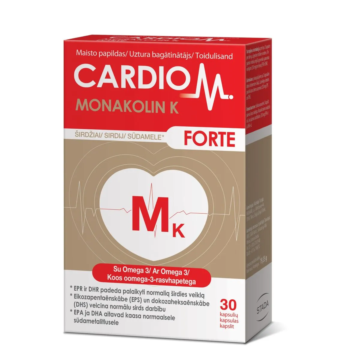 CARDIOM MONOKOLIN K FORTE KAPSLID N30 - Product Image