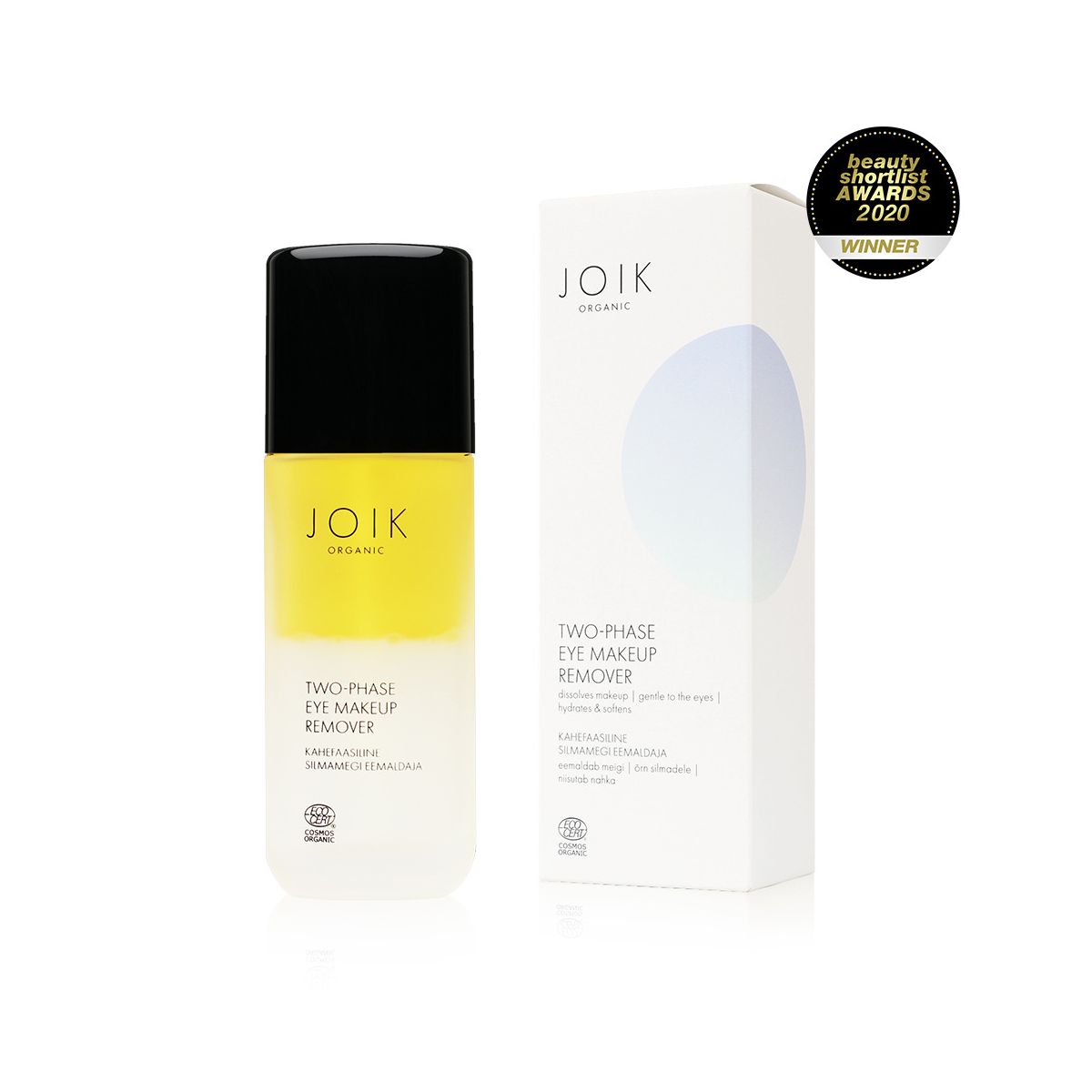 JOIK ORGANIC SILMAMEIGI EEMALDAJA KAHEFAASILINE 100ML - Product Image