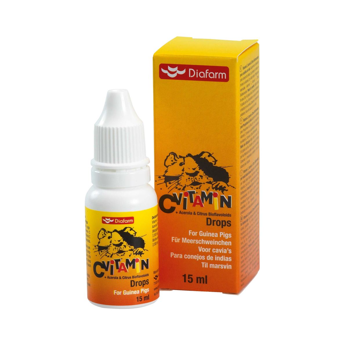 Diafarm vit.c/acerola&citrus biofl. täiendsööt merisigadele 15ml - Product Image