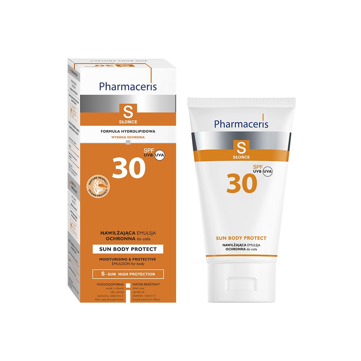 PHARMACERIS S PÄIKESEKAITSEKREEM NIISUTAV SPF30 150ML - Product Image