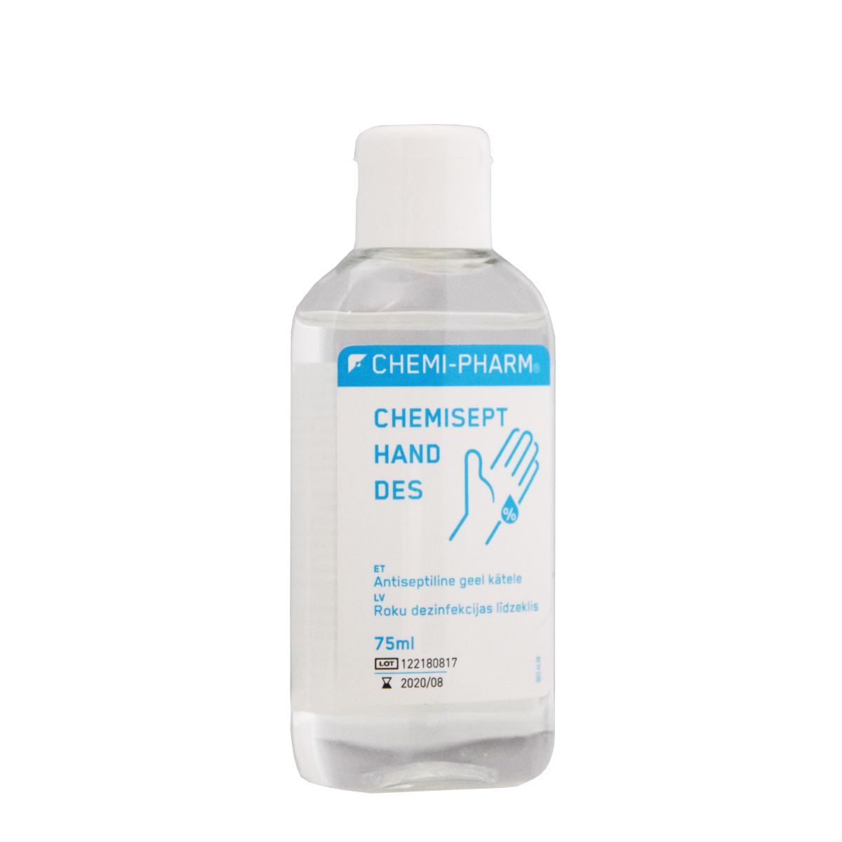 CHEMIPHARM CHEMISEPT HAND DES GEEL KÄTELE 75ML KLAPPKORK