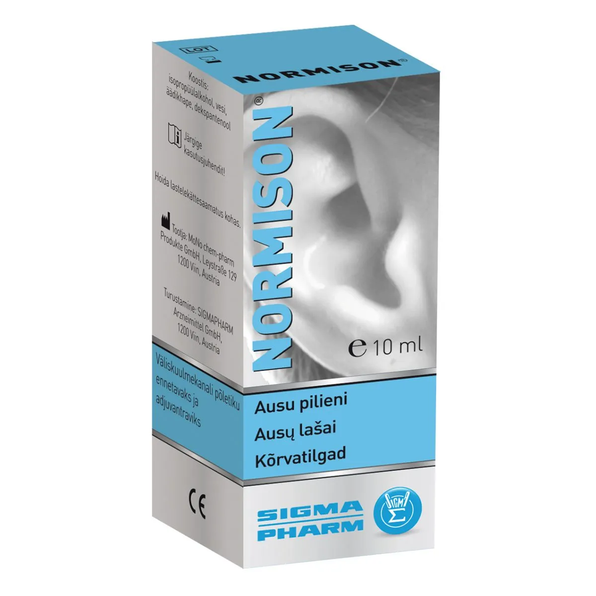 NORMISON KÕRVATILGAD 10ML - Product Image