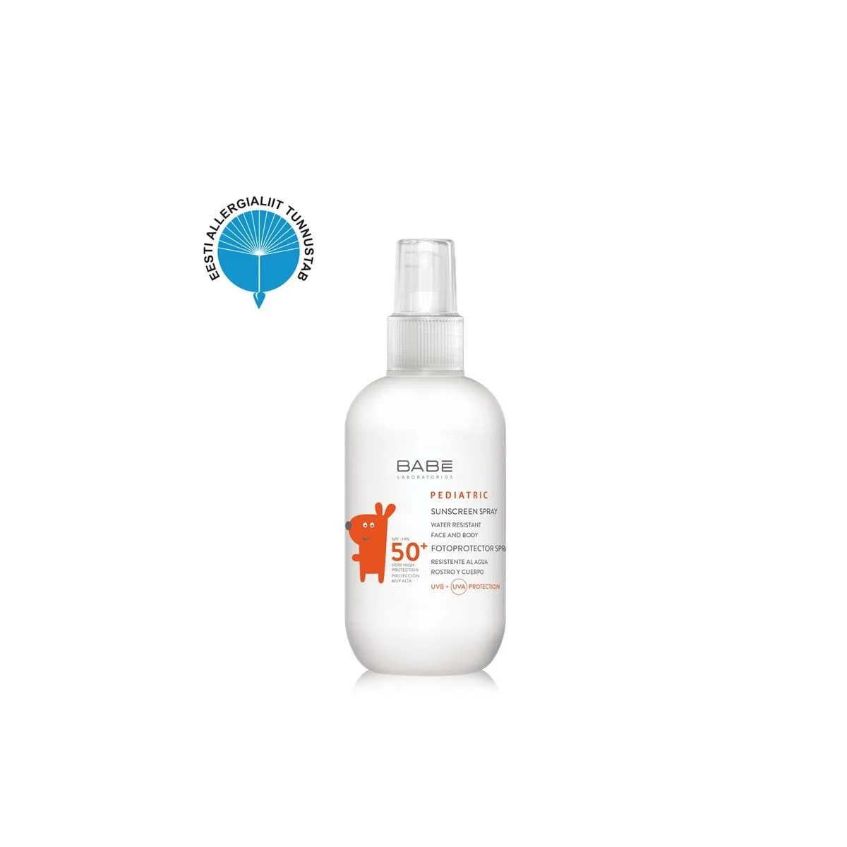 BABE PEDIATRIC LASTE PÄIKESEKAITSE SPRAY SPF50+ 200ML - Product Image