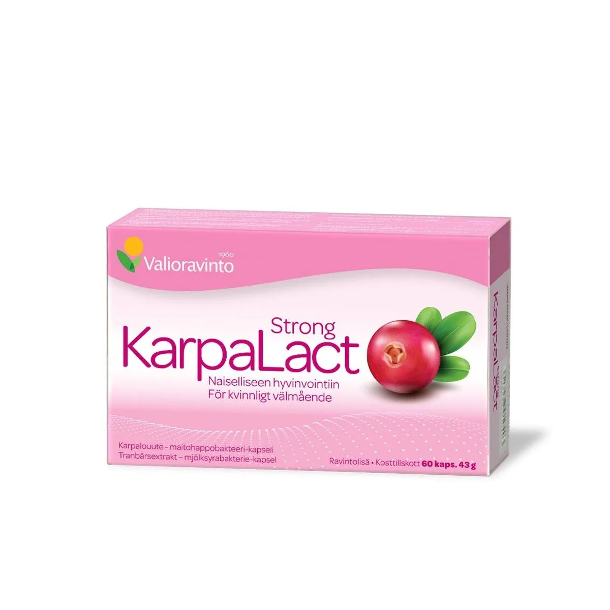 KARPALACT STRONG CAPS N60 JÕHVIKAD+PIIMHAPPEBAKTERID - Product Image