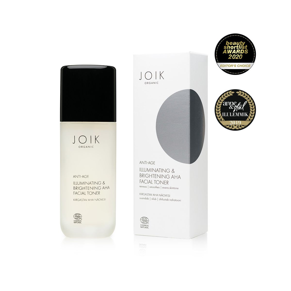 JOIK ORGANIC NÄOVESI NAHKA UUENDAV AHA 100ML - Product Image