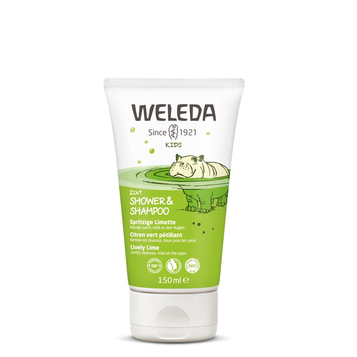 WELEDA SHAMPOON-DUSHIKREEM LASTELE LAIM 150ML  - Product Image