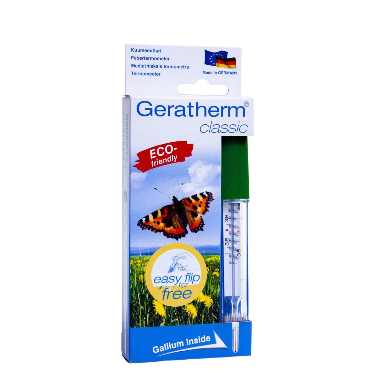 TERMOMEETER GERATHERM CLASSIC ÜMBRISEGA (ELAVHÕBEDATA) - Product Image