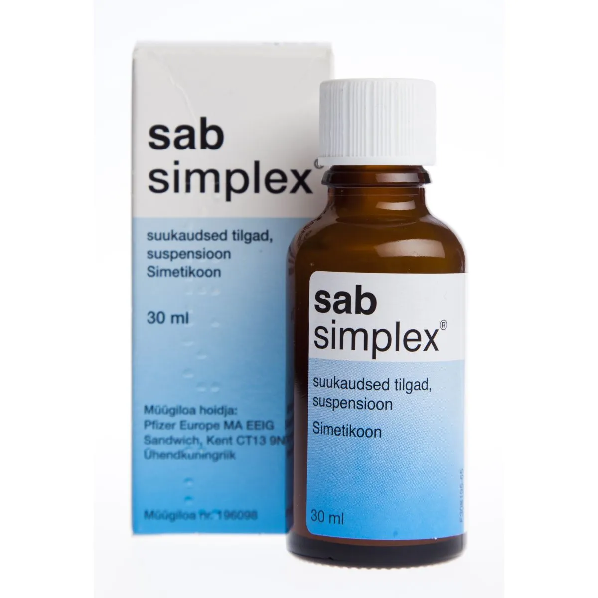 SAB SIMPLEX SUUKAUDSED TILGAD 69,19MG/ML 30ML - Product Image