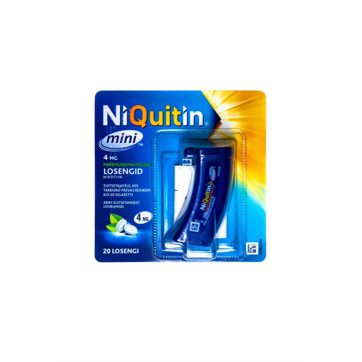 NIQUITIN MINI LOSENG 4MG N20 - Product Image