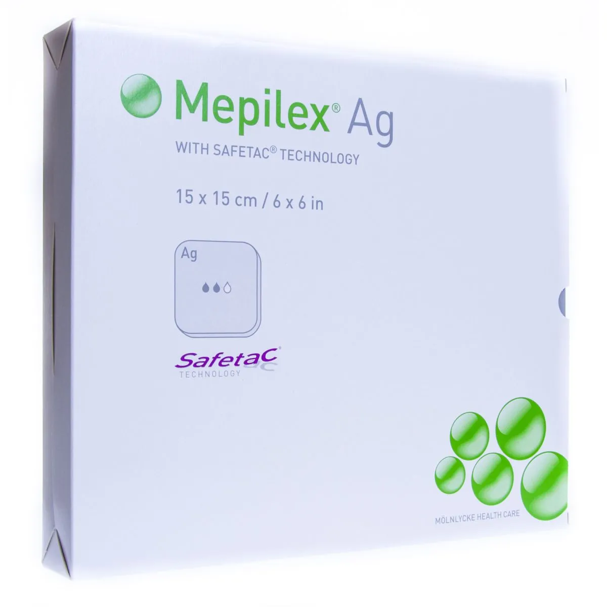 MEPILEX AG HAAVAPADI SILIKOONIGA 15X15CM N5