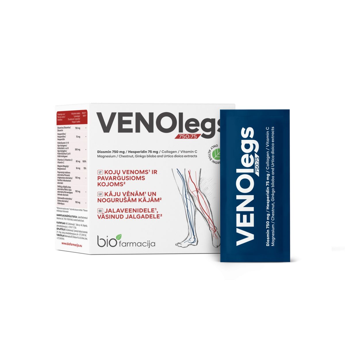 VENOLEGS PULBER N28 1+1 - Product Image