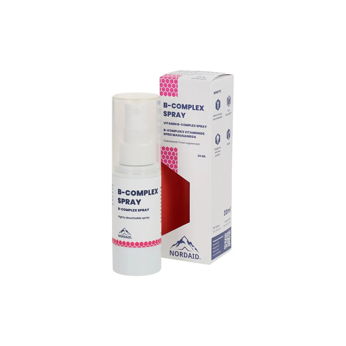 NORDAID B-COMPLEX ORAL SPRAY 30ML - Product Image