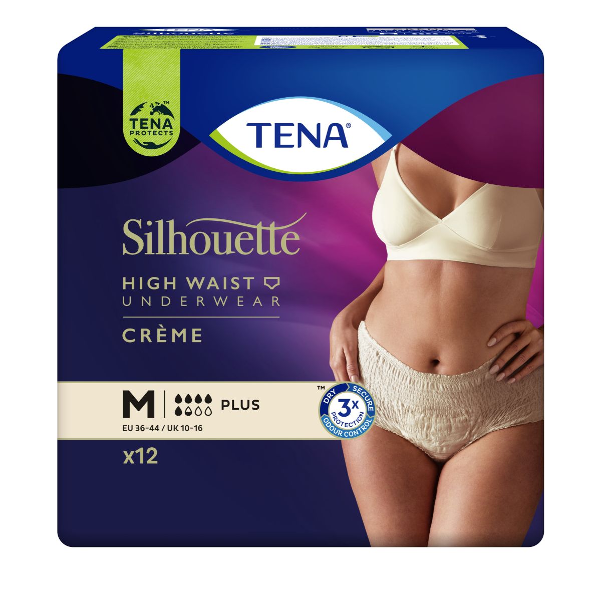 TENA SILHOUETTE CREME PLUS M N12 - Product Image