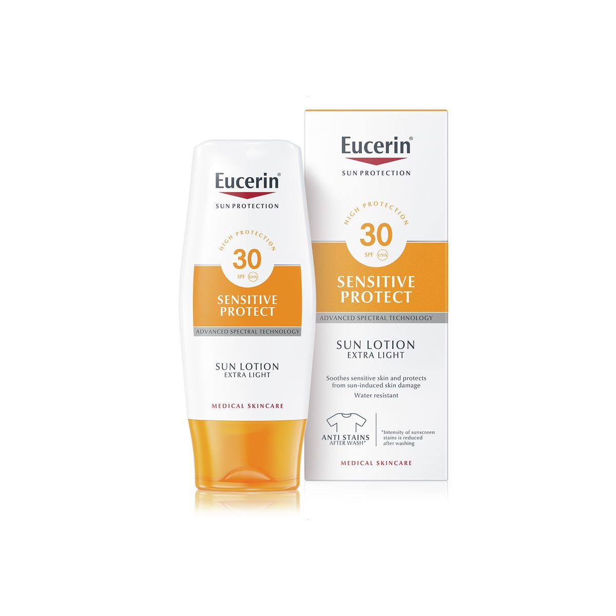 Eucerin SENSITIVE PROTECT eriti kerge päikesekaitseemulsioon SPF 30 - Product Image