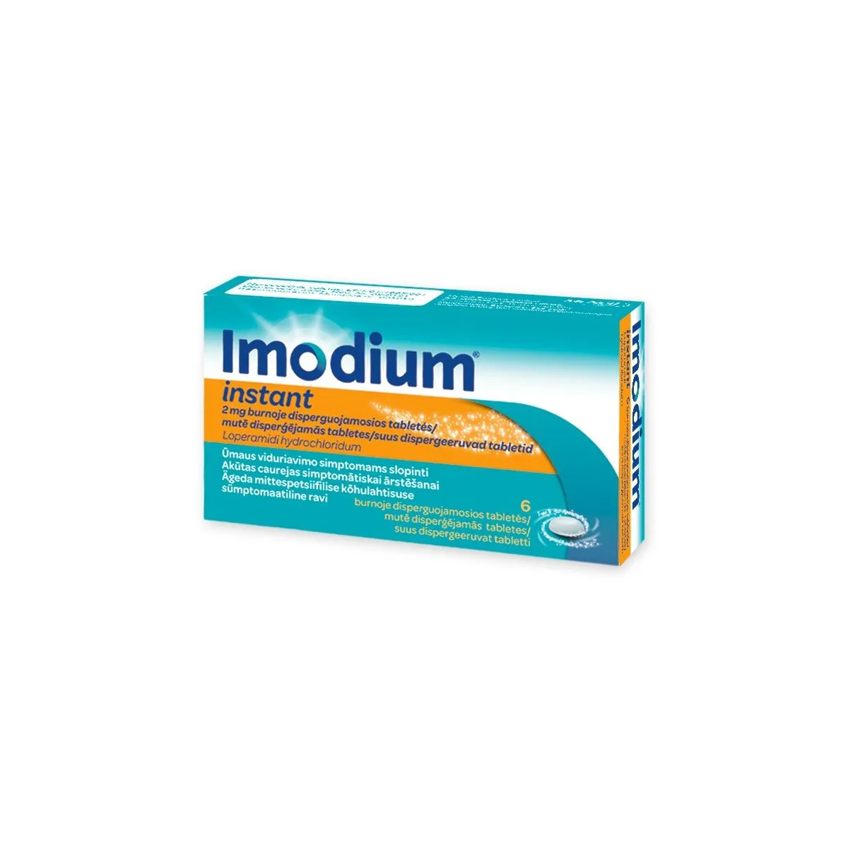 IMODIUM INSTANT TBL 2MG N6 - Product Image